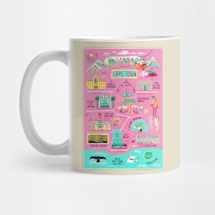 Cape Town Map Mug